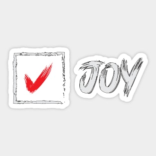 choose joy Sticker